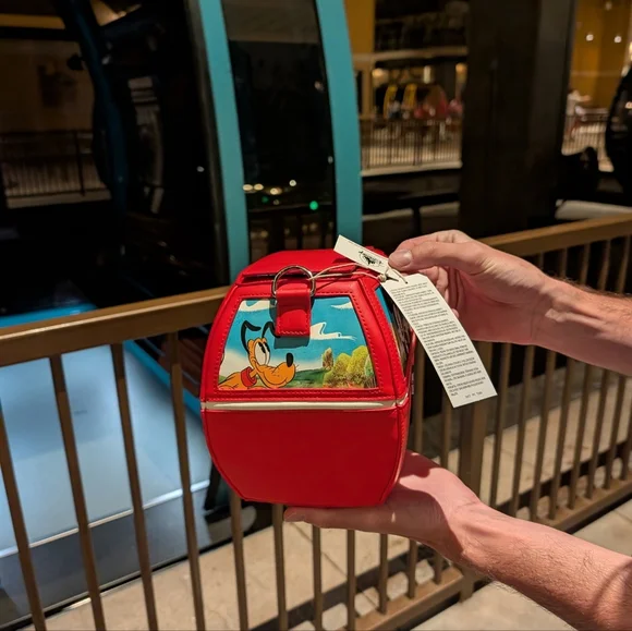 NEW Disney Parks Loungefly Skyliner Shoulder Bag Purse Mickey Mouse Donald Duck - Picture 10 of 10